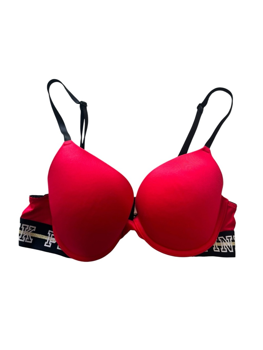 Victoria’s Secret PINK Red Padded Wear Everywhere Push Up Bra 34c